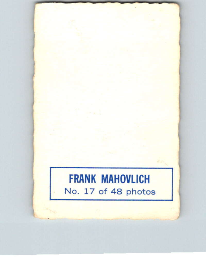 1970-71 O-Pee-Chee Deckle #17 Frank Mahovlich V33457