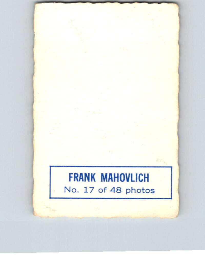 1970-71 O-Pee-Chee Deckle #17 Frank Mahovlich   V33457