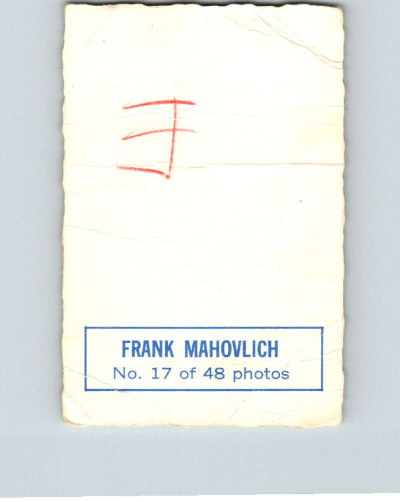 1970-71 O-Pee-Chee Deckle #17 Frank Mahovlich V33458
