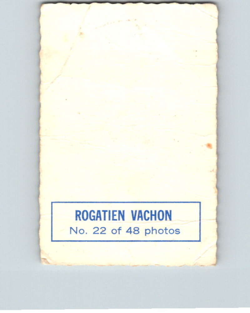 1970-71 O-Pee-Chee Deckle #22 Rogatien Vachon V33466