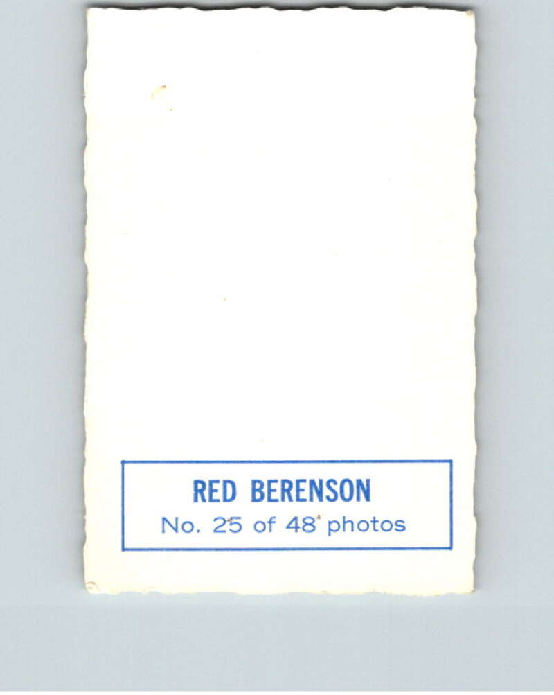 1970-71 O-Pee-Chee Deckle #25 Red Berenson V33472