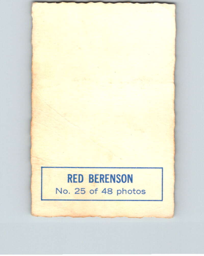 1970-71 O-Pee-Chee Deckle #25 Red Berenson V33474