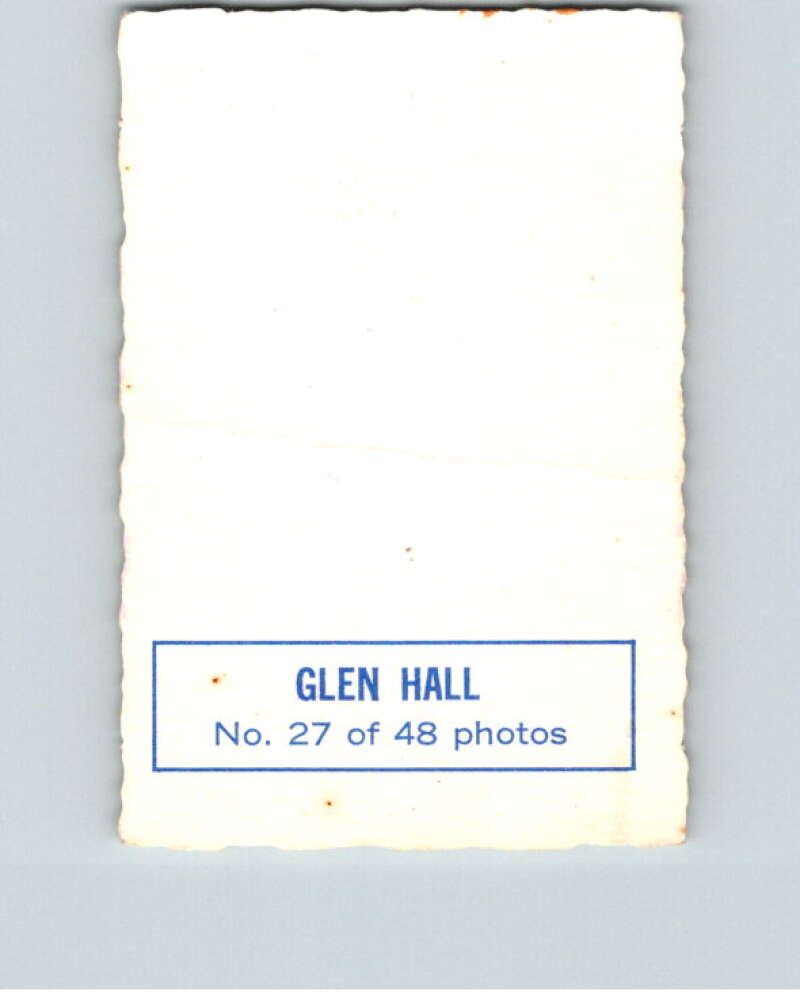 1970-71 O-Pee-Chee Deckle #27 Glenn Hall V33476