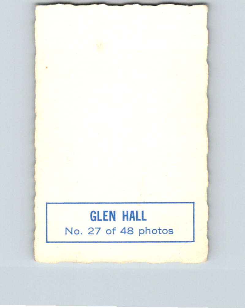 1970-71 O-Pee-Chee Deckle #27 Glenn Hall V33477
