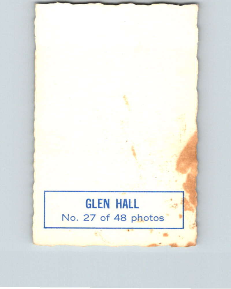 1970-71 O-Pee-Chee Deckle #27 Glenn Hall V33478