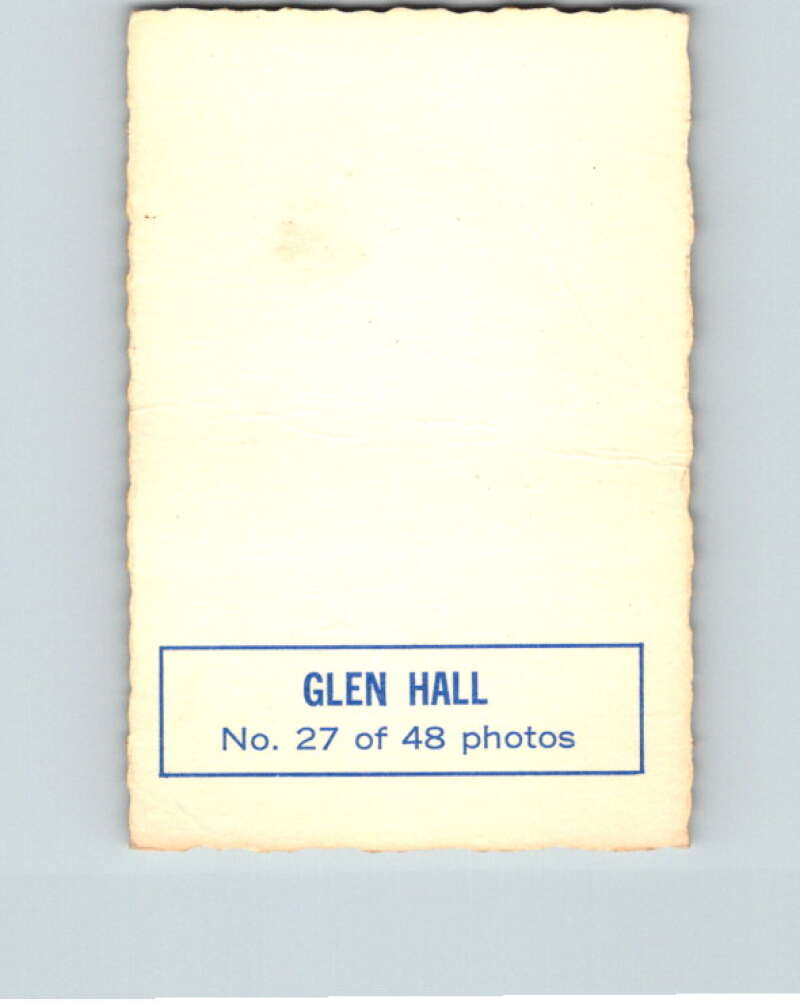 1970-71 O-Pee-Chee Deckle #27 Glenn Hall V33479