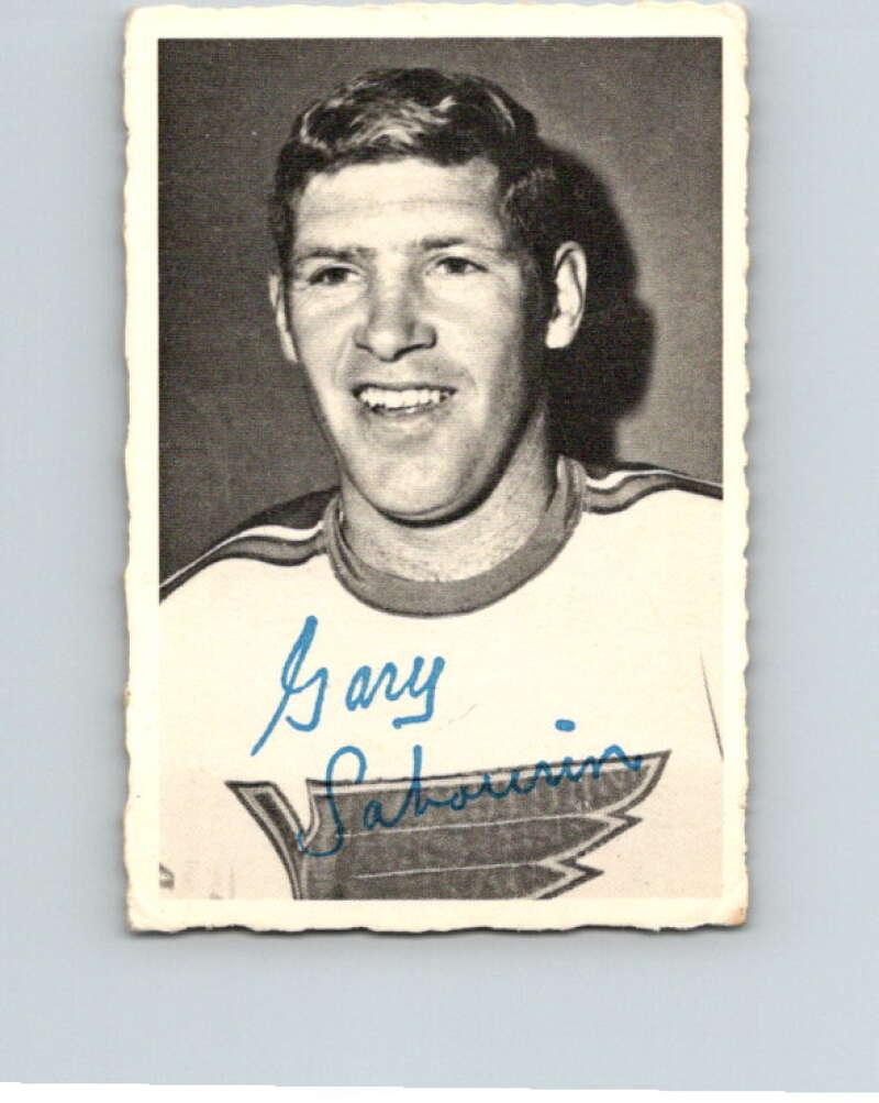1970-71 O-Pee-Chee Deckle #28 Gary Sabourin V33481