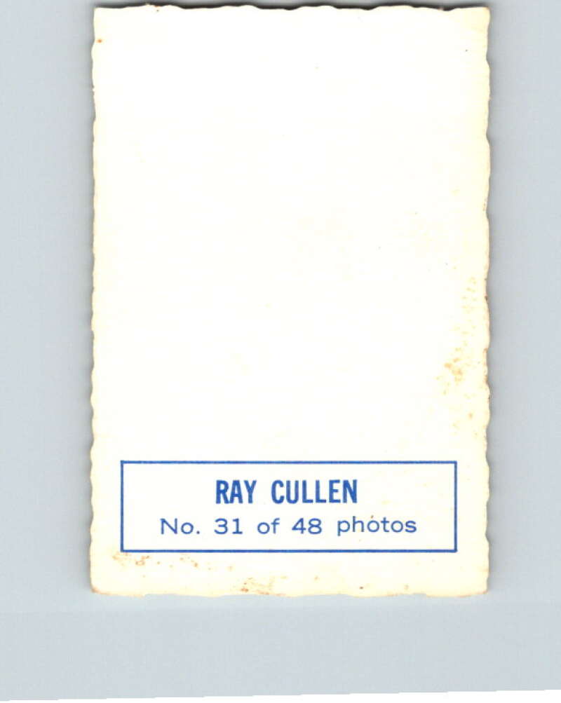 1970-71 O-Pee-Chee Deckle #31 Ray Cullen V33487