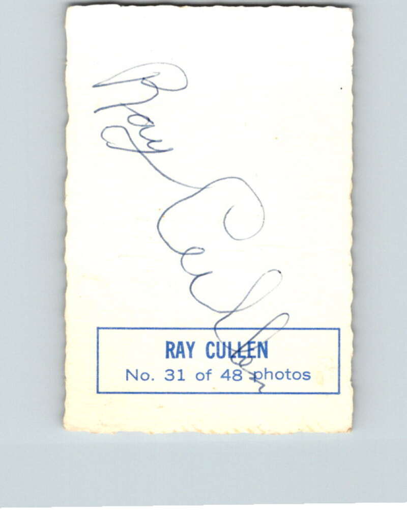 1970-71 O-Pee-Chee Deckle #31 Ray Cullen V33488