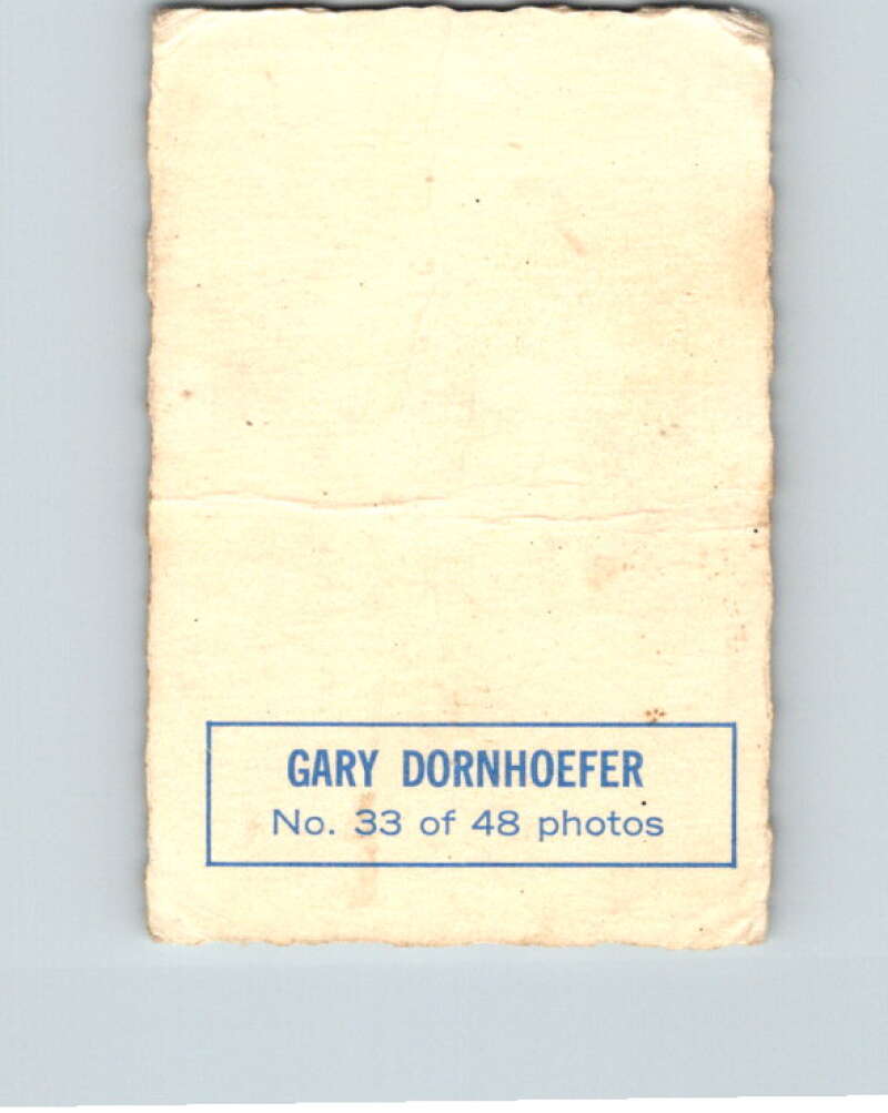 1970-71 O-Pee-Chee Deckle #33 Gary Dornhoefer V33492