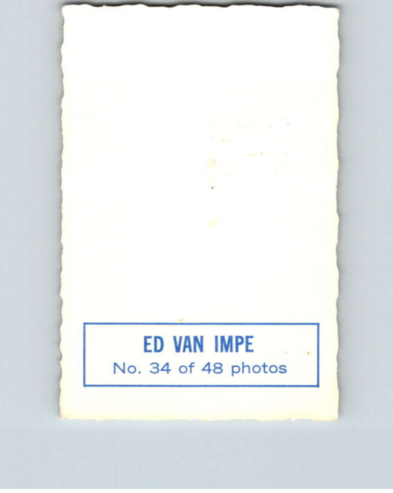 1970-71 O-Pee-Chee Deckle #34 Ed Van Impe V33493