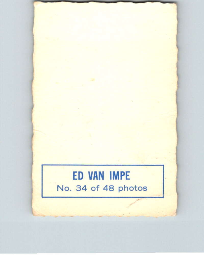 1970-71 O-Pee-Chee Deckle #34 Ed Van Impe V33494
