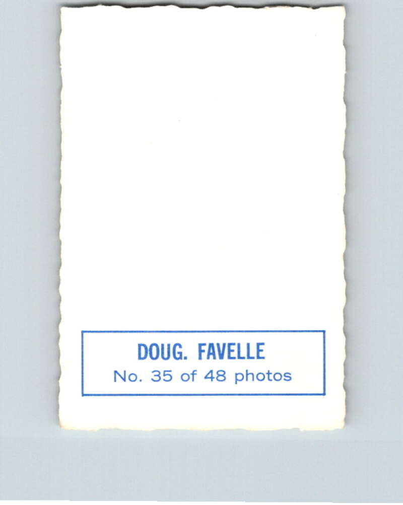 1970-71 O-Pee-Chee Deckle #35 Doug Favell V33495
