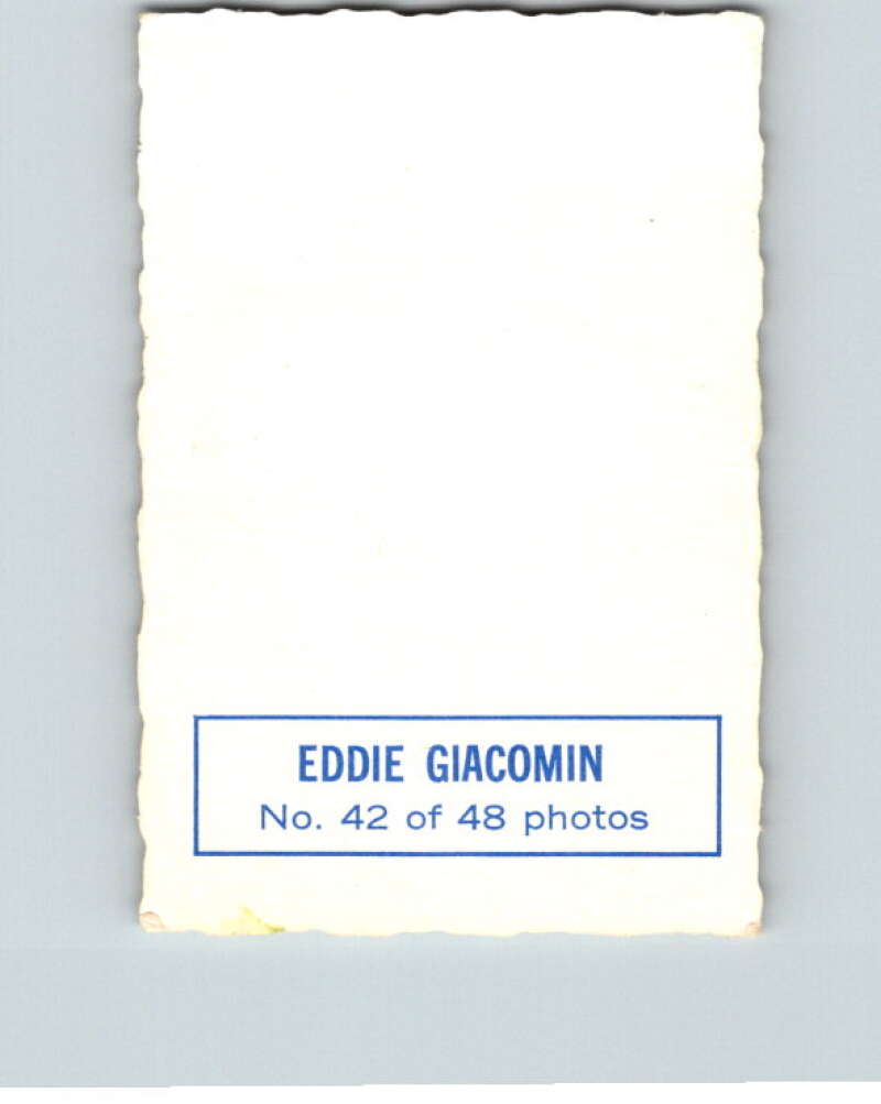 1970-71 O-Pee-Chee Deckle #42 Ed Giacomin V33502