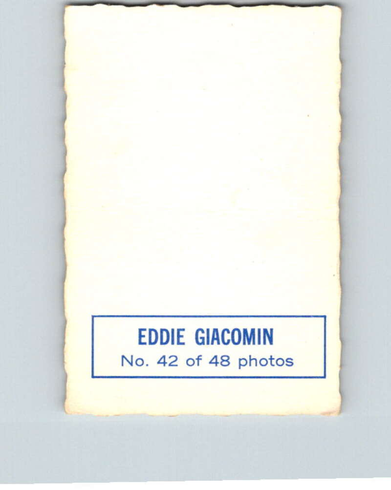 1970-71 O-Pee-Chee Deckle #42 Ed Giacomin V33503
