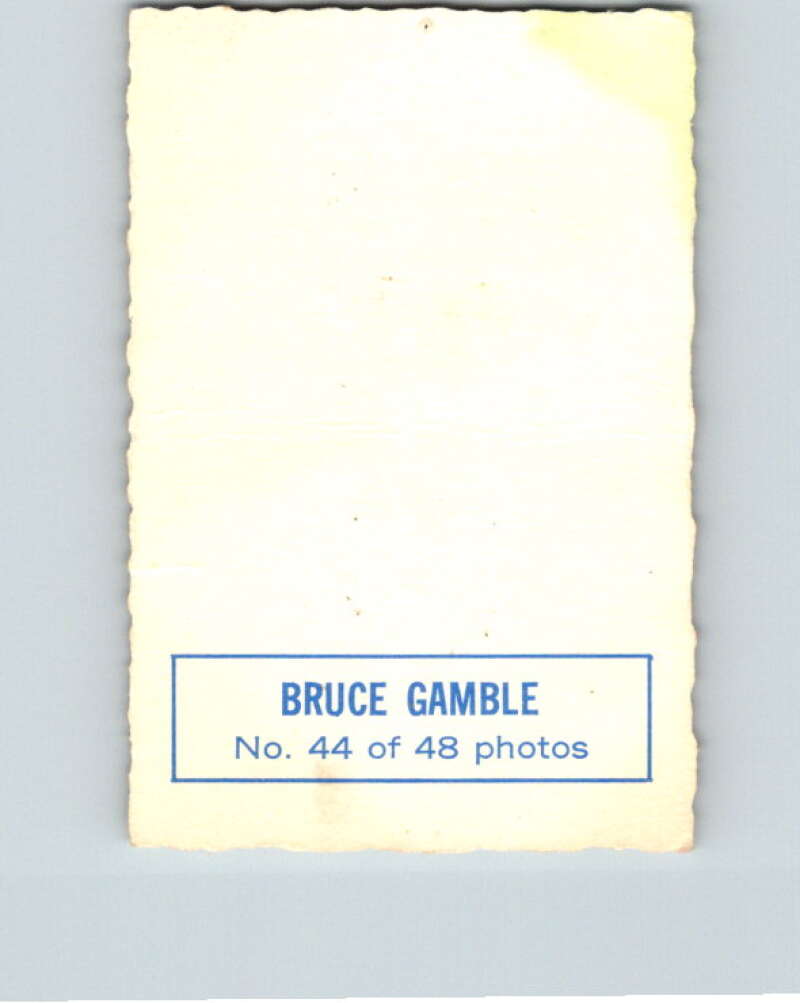 1970-71 O-Pee-Chee Deckle #44 Bruce Gamble V33506