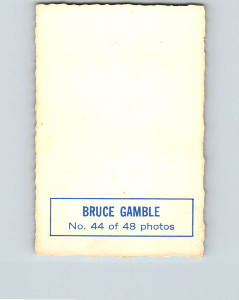 1970-71 O-Pee-Chee Deckle #44 Bruce Gamble V33507
