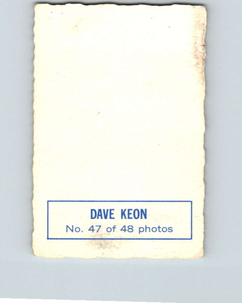 1970-71 O-Pee-Chee Deckle #47 Dave Keon V33512