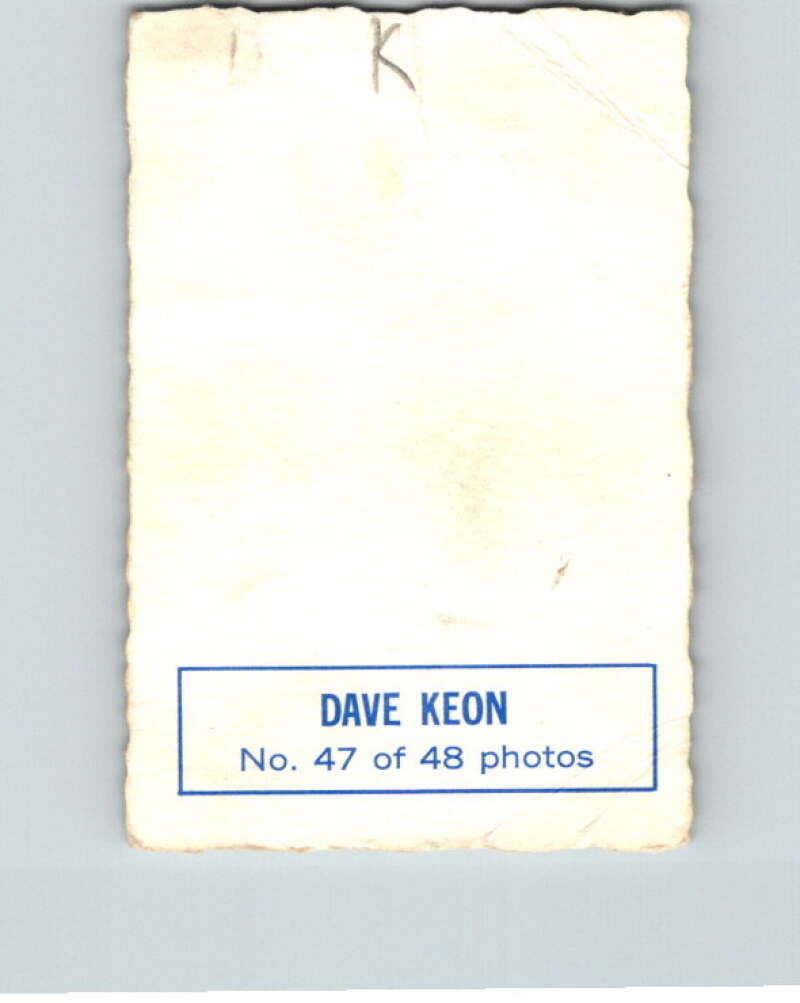 1970-71 O-Pee-Chee Deckle #47 Dave Keon V33514