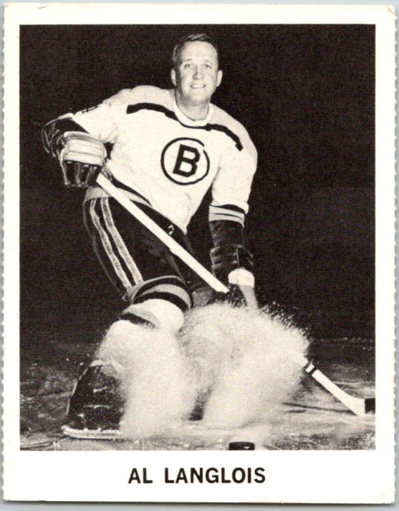 1965-66 Coca-Cola #2 Albert Langlois Boston Bruins X0002