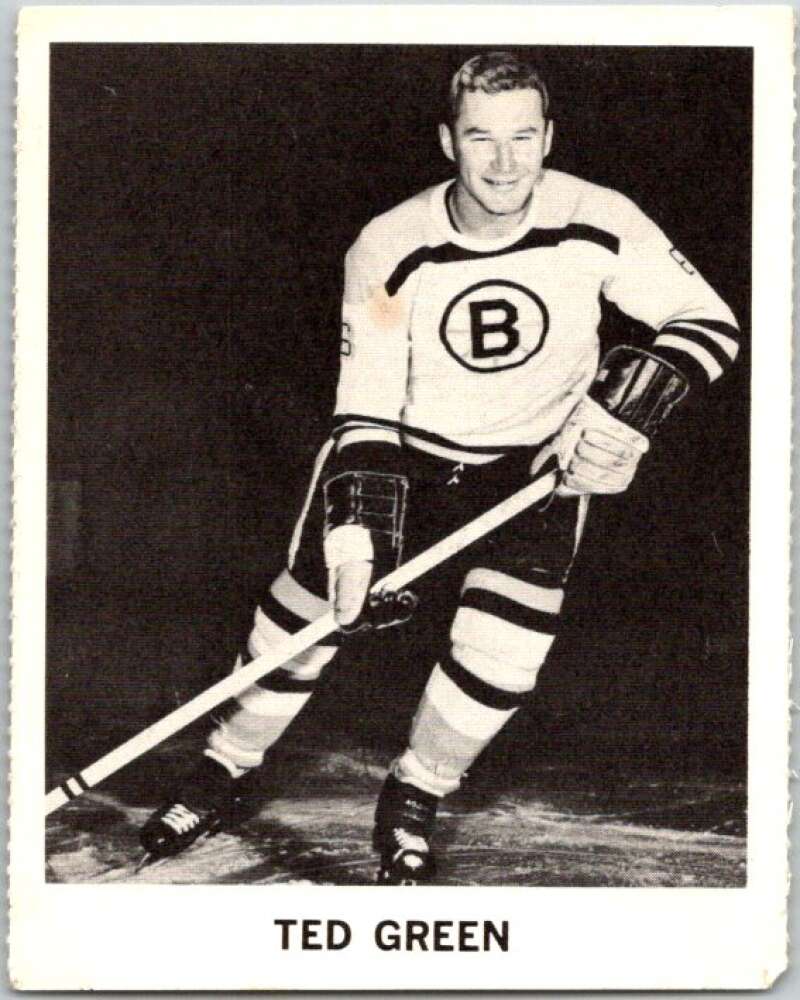 1965-66 Coca-Cola #3 Ted Green Boston Bruins X0003