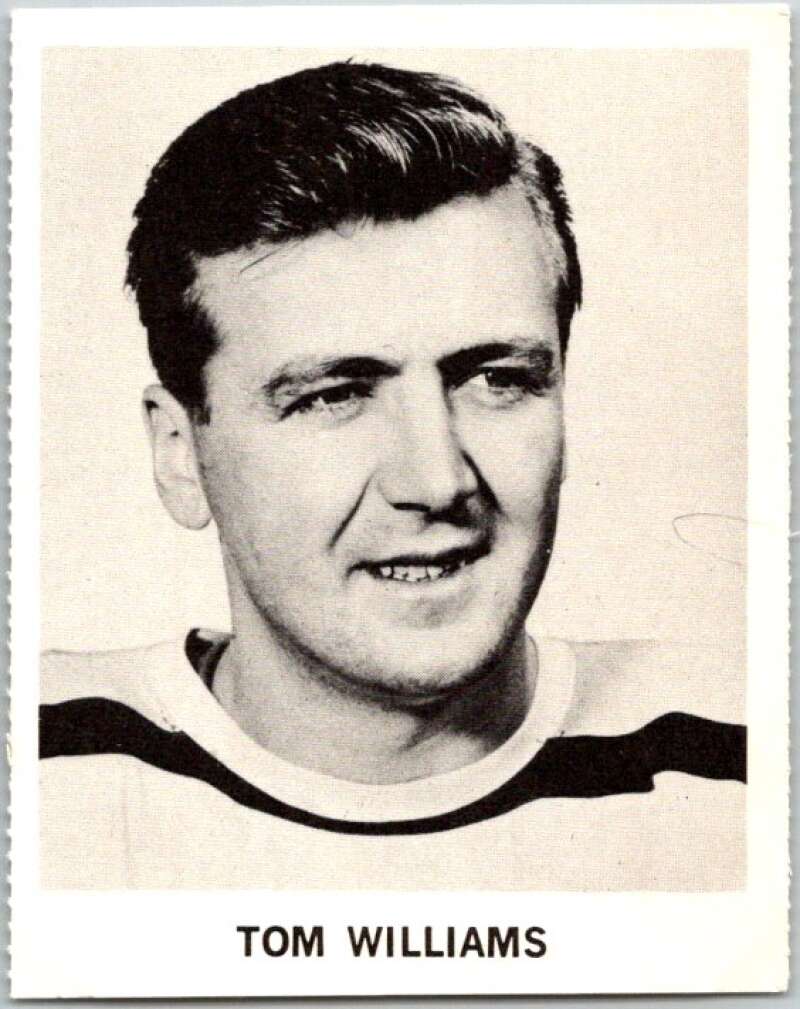 1965-66 Coca-Cola #7 Tom Williams Boston Bruins X0010