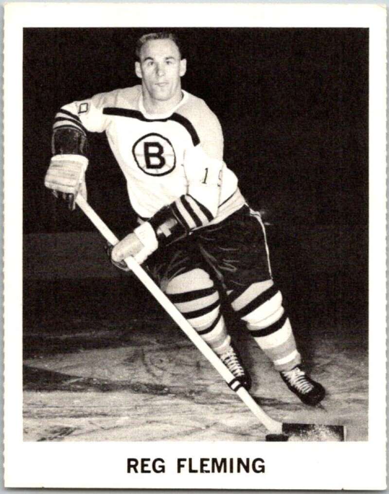 1965-66 Coca-Cola #12 Reg Fleming Boston Bruins X0018