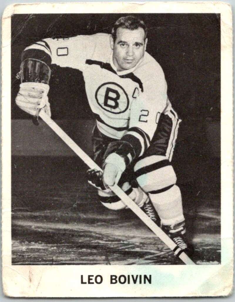 1965-66 Coca-Cola #13 Leo Boivin Boston Bruins X0019