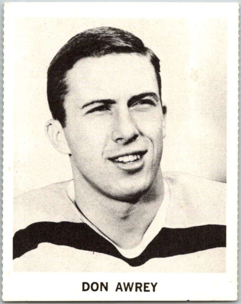 1965-66 Coca-Cola #17 Don Awrey Boston Bruins X0026
