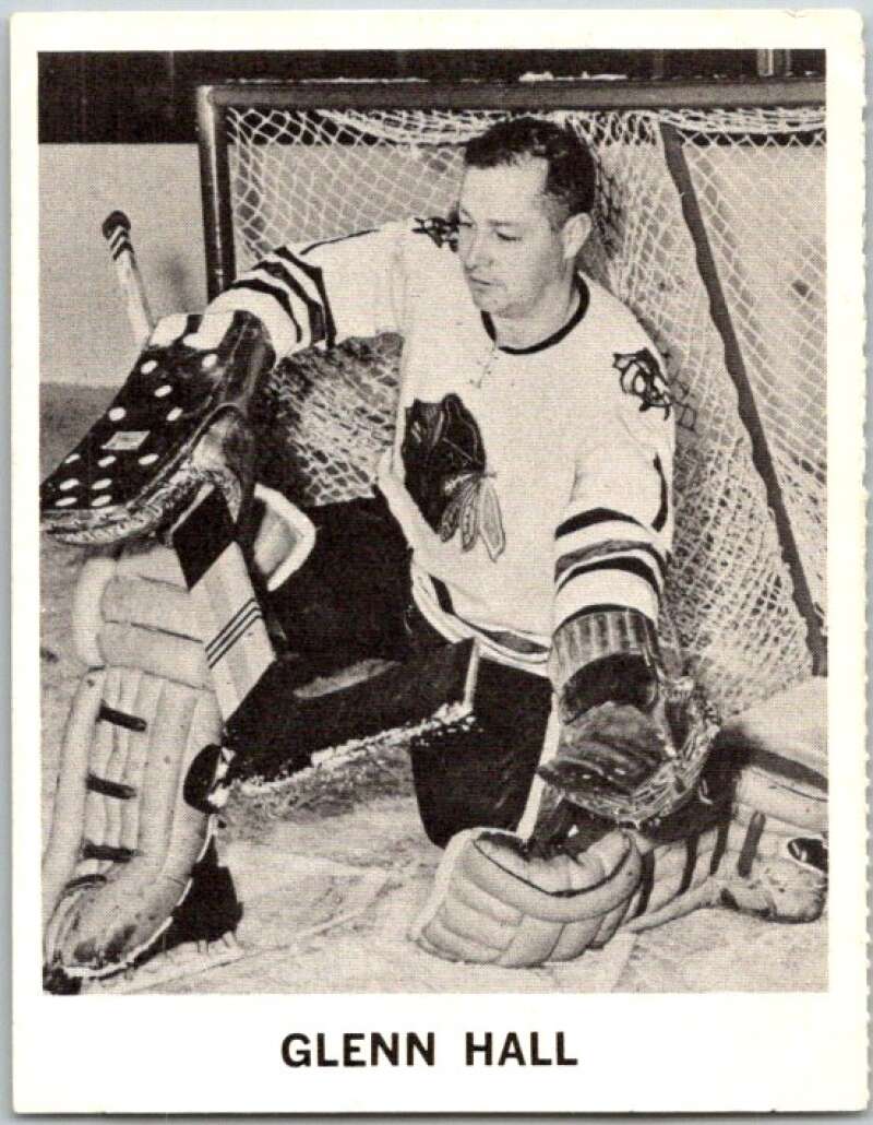 1965-66 Coca-Cola #19 Glenn Hall Chicago Blackhawks X0028