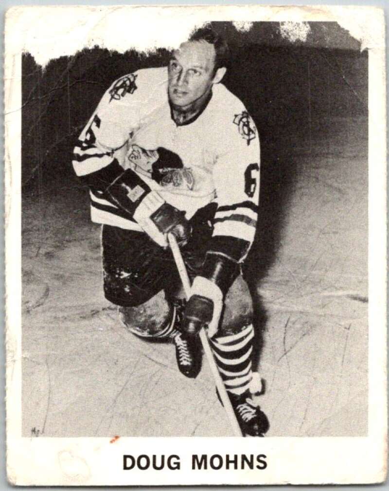 1965-66 Coca-Cola #20 Doug Mohns Chicago Blackhawks X0029