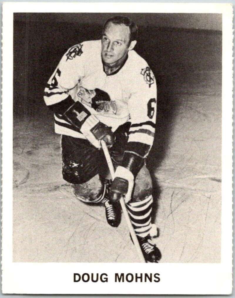 1965-66 Coca-Cola #20 Doug Mohns Chicago Blackhawks X0030