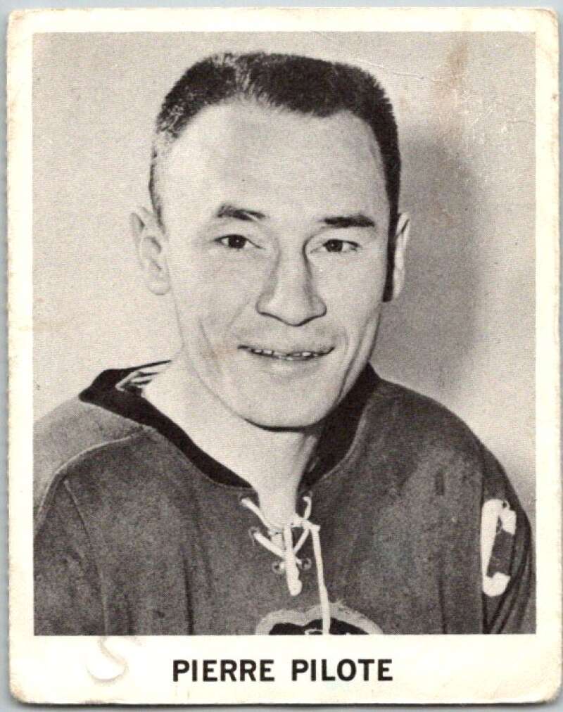 1965-66 Coca-Cola #21 Pierre Pilote Chicago Blackhawks X0032