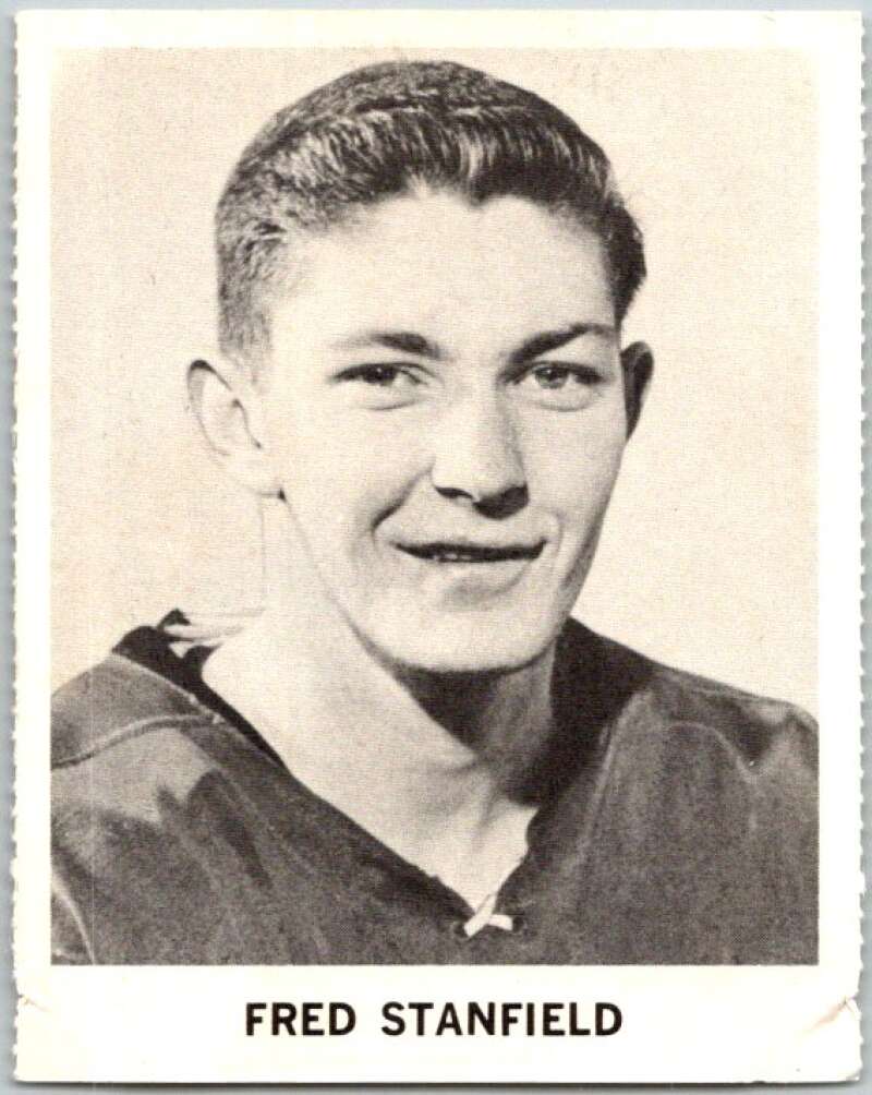 1965-66 Coca-Cola #24 Fred Stanfield Chicago Blackhawks X0037