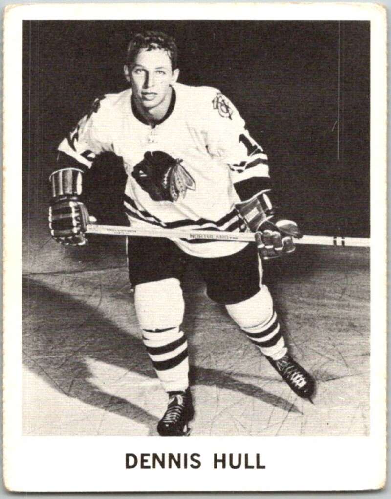 1965-66 Coca-Cola #27 Dennis Hull Chicago Blackhawks X0038