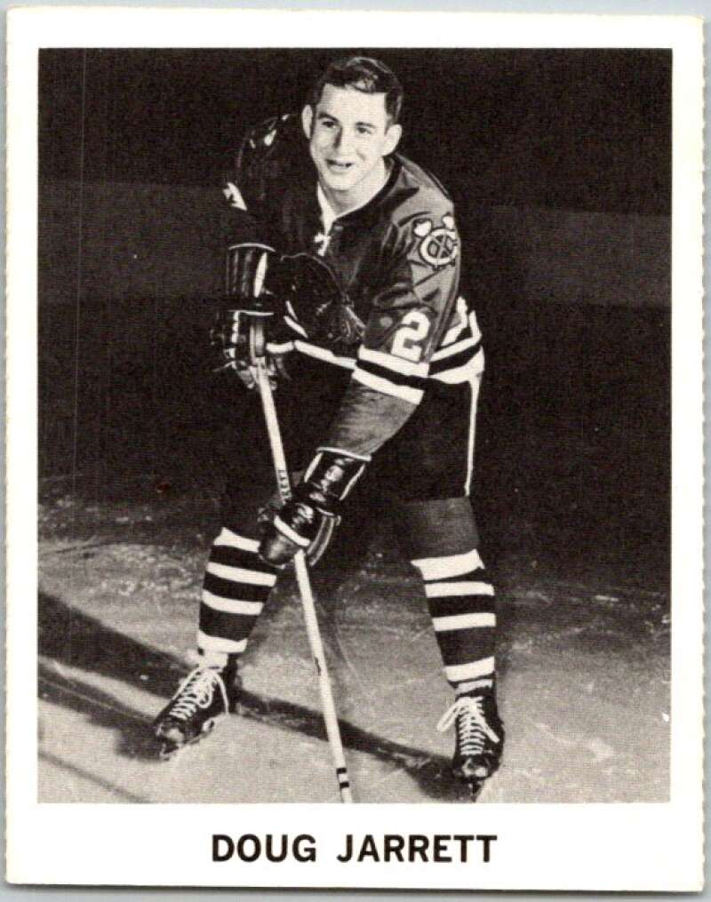 1965-66 Coca-Cola #34 Doug Jarrett Chicago Blackhawks X0052