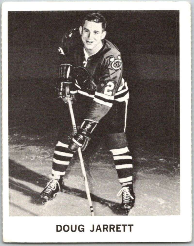 1965-66 Coca-Cola #34 Doug Jarrett Chicago Blackhawks X0053