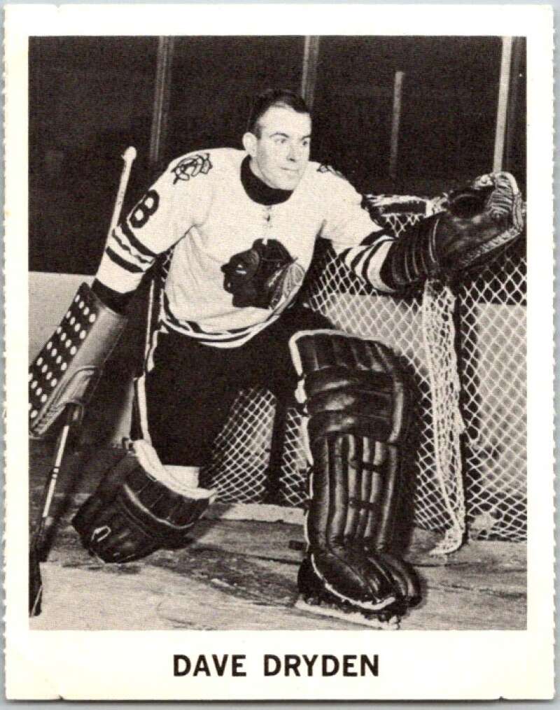 1965-66 Coca-Cola #36 Dave Dryden Chicago Blackhawks X0055