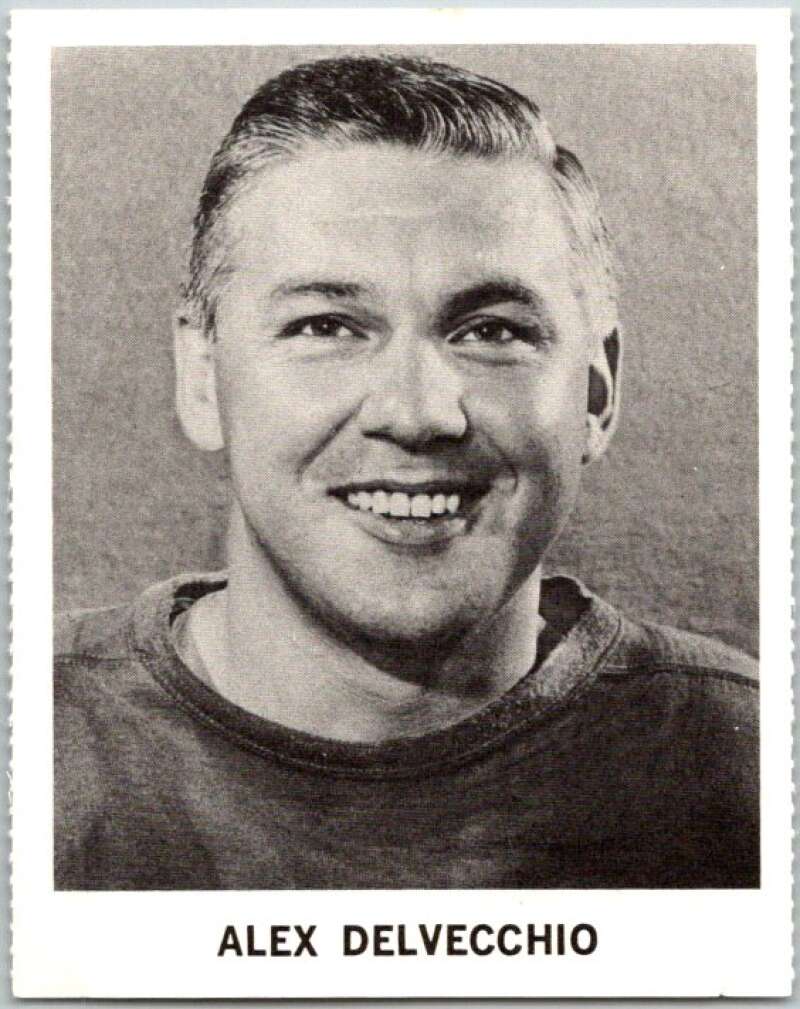 1965-66 Coca-Cola #44 Alex Delvecchio Detroit Red Wings X0071