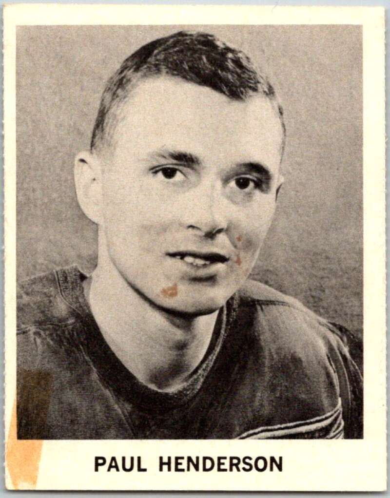 1965-66 Coca-Cola #50 Paul Henderson Detroit Red Wings X0085