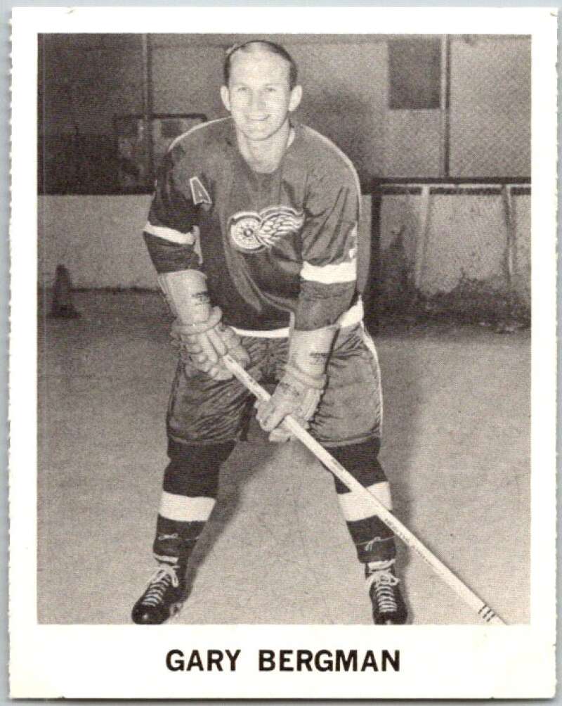 1965-66 Coca-Cola #53 Gary Bergman Detroit Red Wings X0089