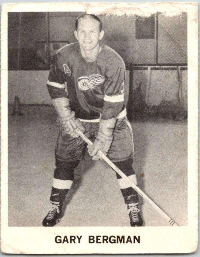 1965-66 Coca-Cola #53 Gary Bergman Detroit Red Wings X0090