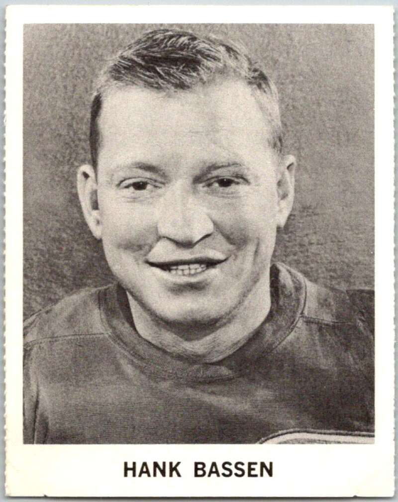 1965-66 Coca-Cola #54 Hank Bassen Detroit Red Wings X0092