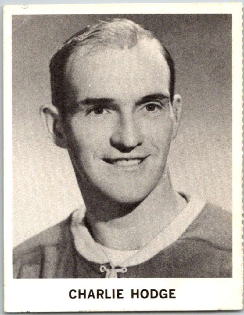 1965-66 Coca-Cola #55 Charlie Hodge Montreal Canadiens X0093