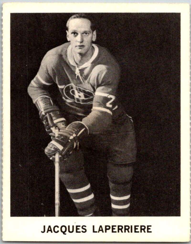 1965-66 Coca-Cola #56 Jacques Laperriere Montreal Canadiens X0094