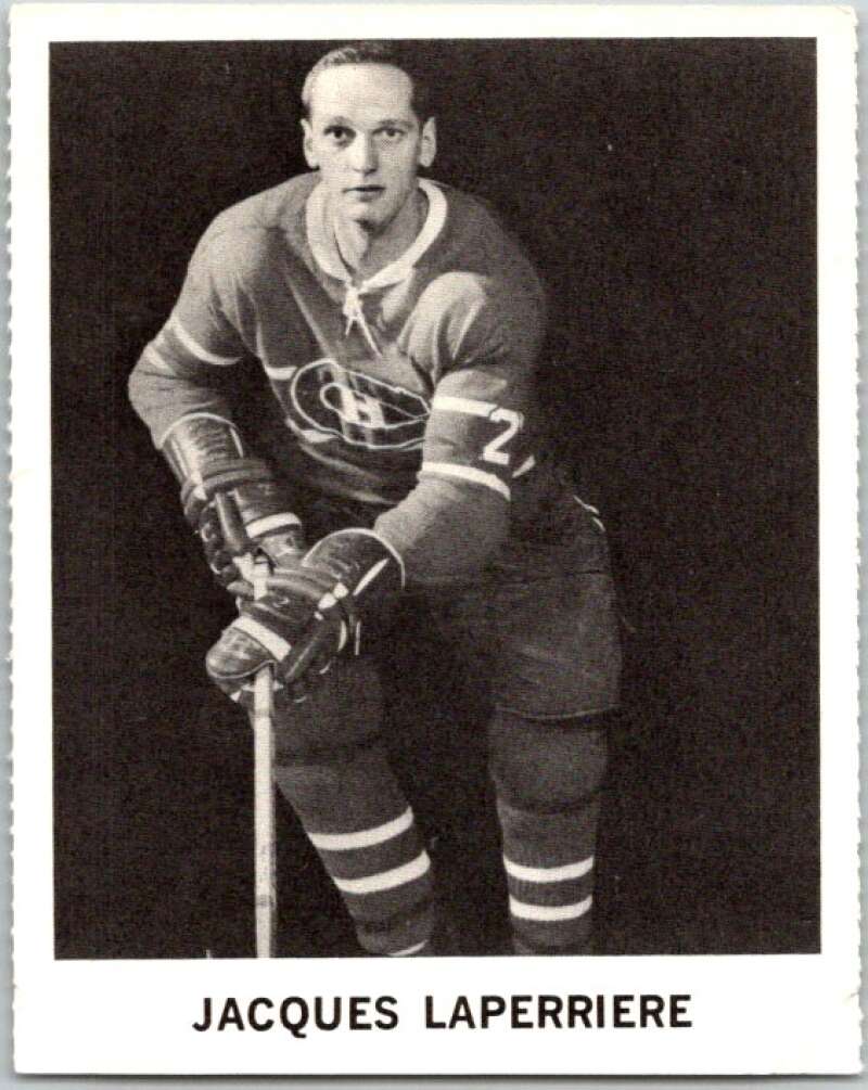 1965-66 Coca-Cola #56 Jacques Laperriere Montreal Canadiens X0095