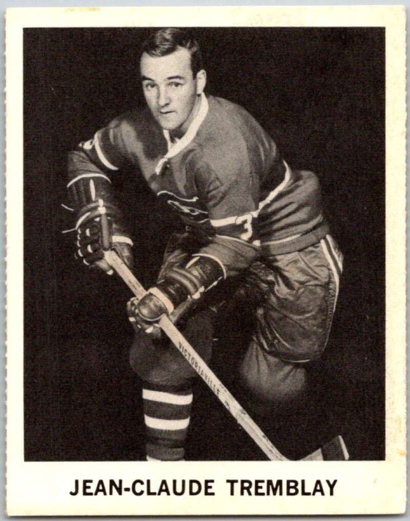 1965-66 Coca-Cola #57 J.C. Tremblay Montreal Canadiens X0096