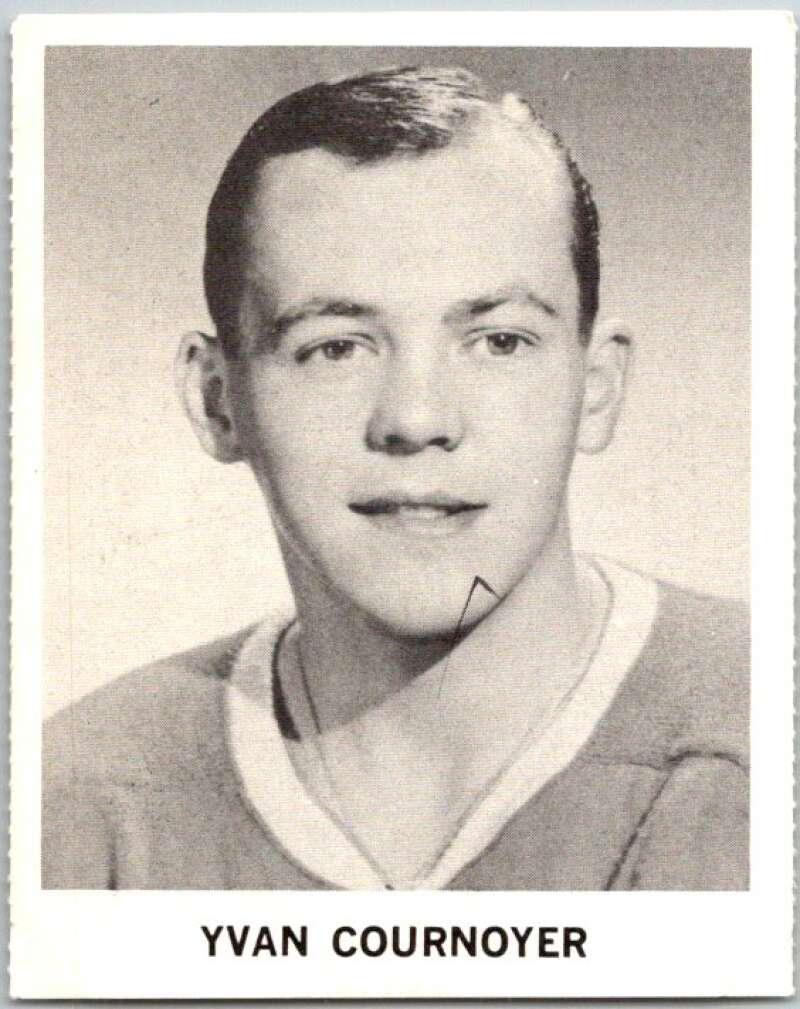 1965-66 Coca-Cola #63 Yvan Cournoyer Montreal Canadiens X0107