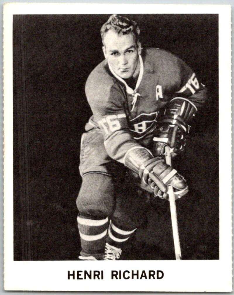 1965-66 Coca-Cola #66 Henri Richard Montreal Canadiens X0111