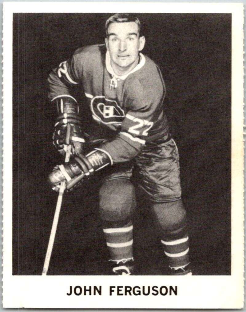 1965-66 Coca-Cola #70 John Ferguson Montreal Canadiens X0117